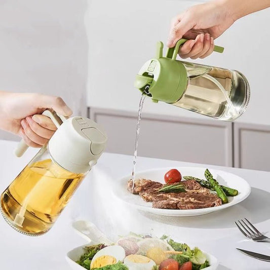 2 in 1 Glass Vinegar Mister Container - aalammart