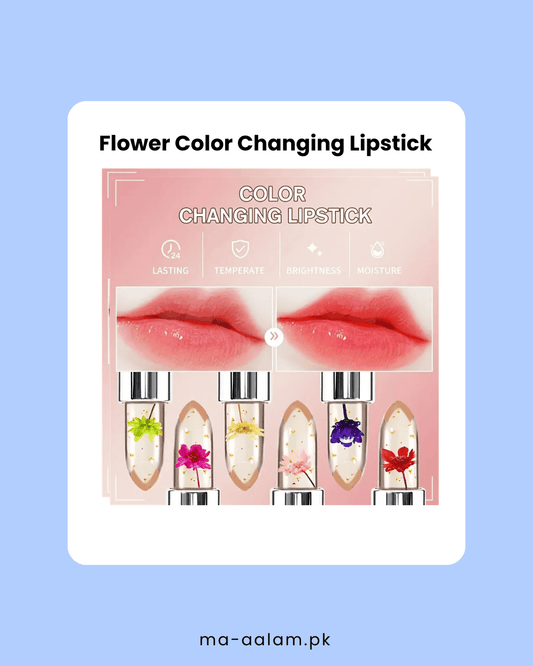 Flower Color Changing Lipstick. - aalammart