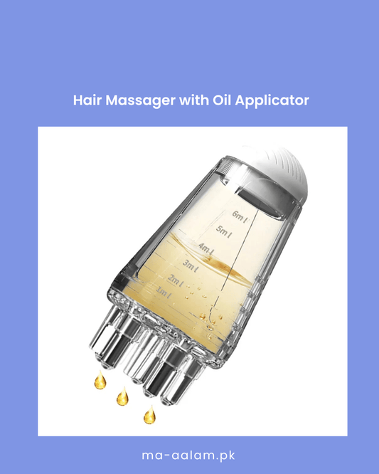 Hair Massager with Oil Applicator - aalammart