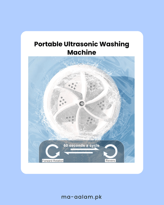 Portable Ultrasonic Washing Machine - aalammart