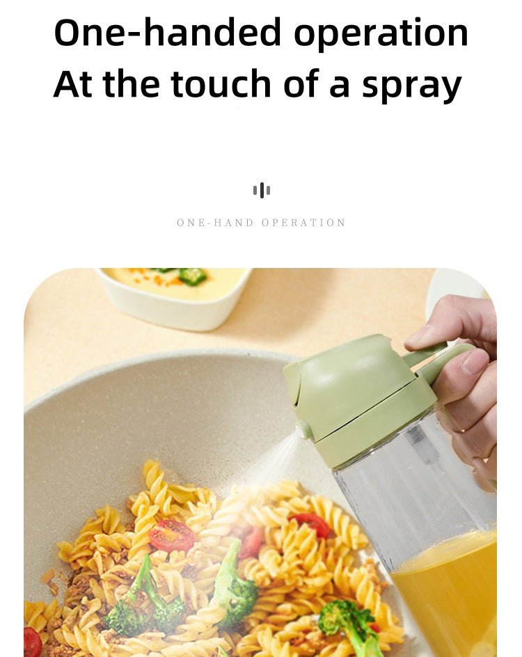 2 in 1 Glass Vinegar Mister Container - aalammart