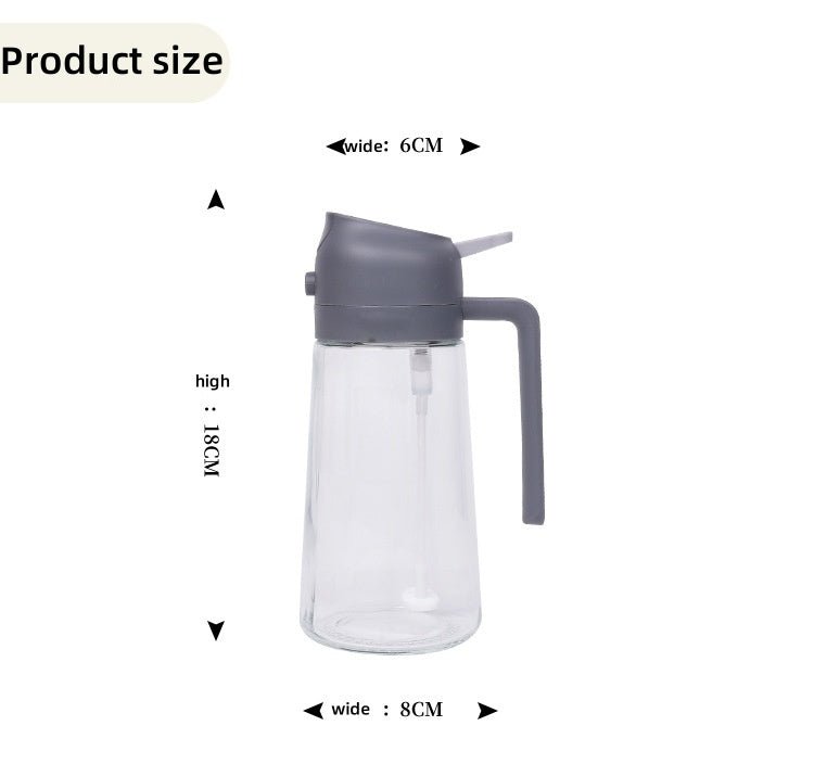 2 in 1 Glass Vinegar Mister Container - aalammart