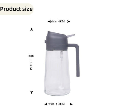 2 in 1 Glass Vinegar Mister Container - aalammart