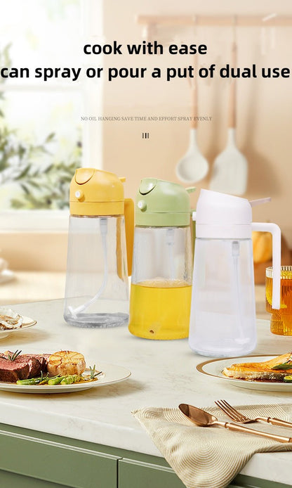2 in 1 Glass Vinegar Mister Container - aalammart