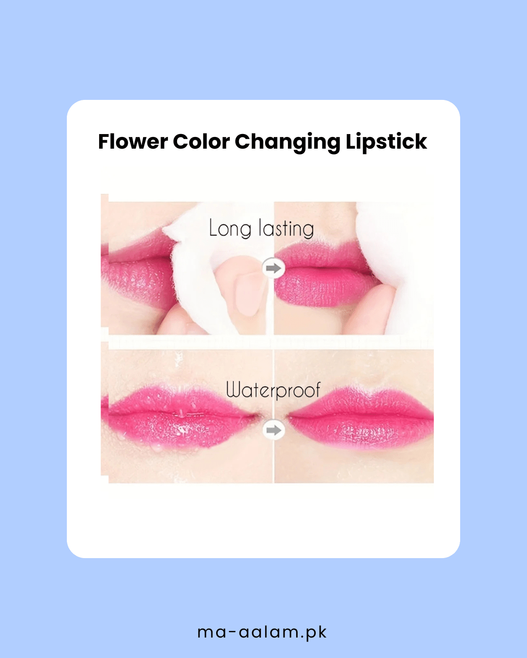Flower Color Changing Lipstick. - aalammart