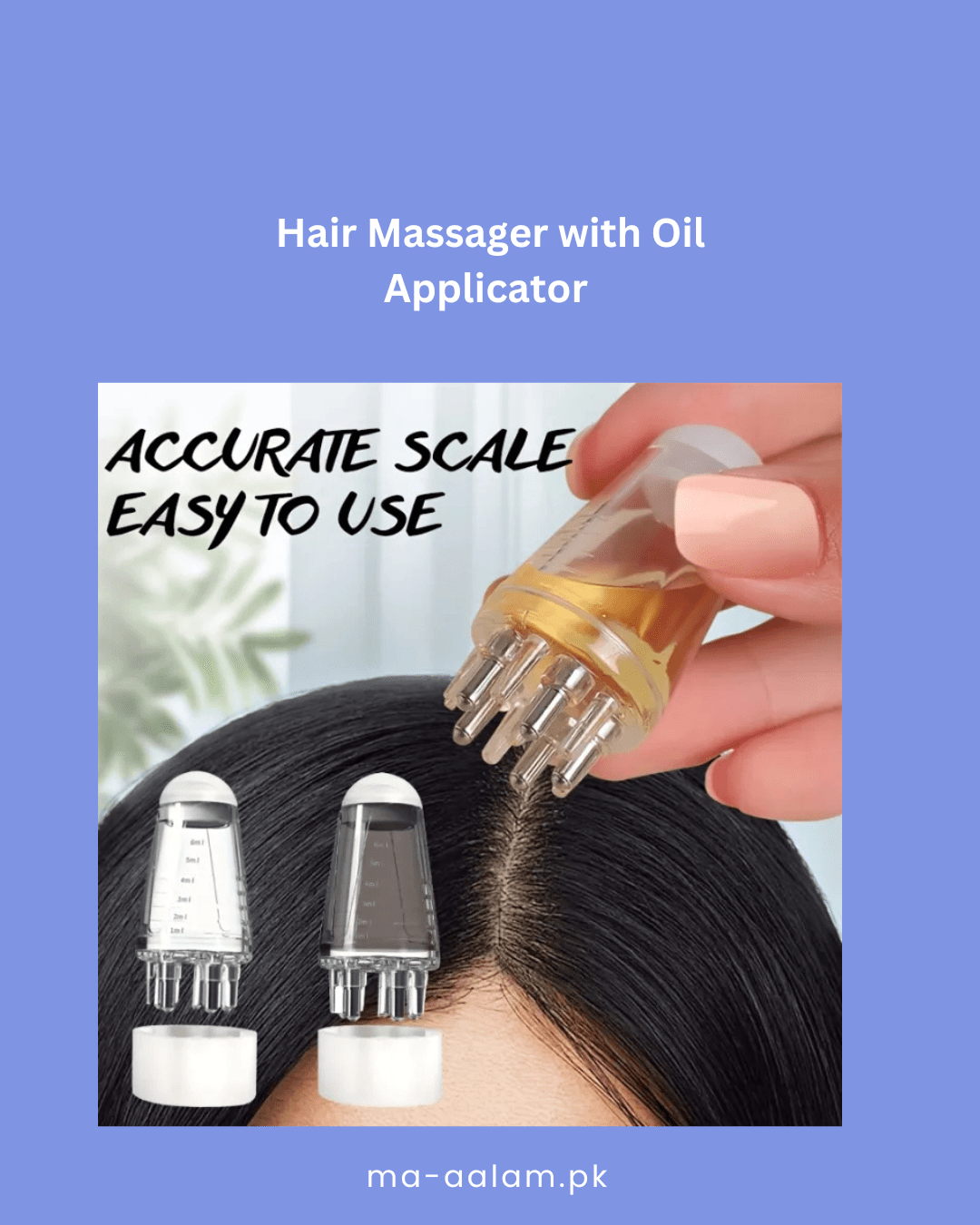 Hair Massager with Oil Applicator - aalammart