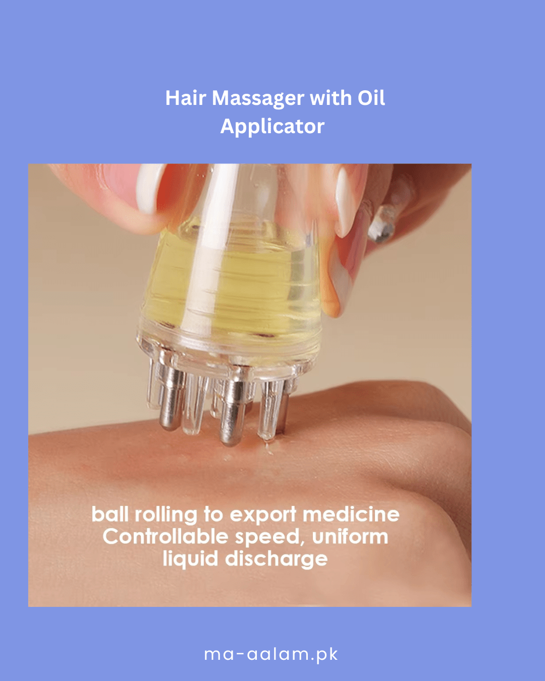Hair Massager with Oil Applicator - aalammart