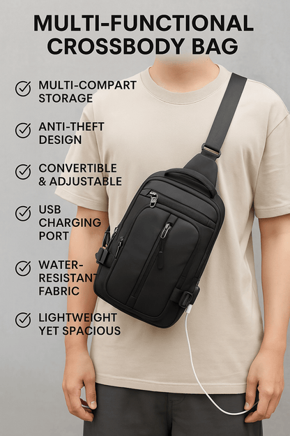 Multi - functional Crossbody Bags - aalammart