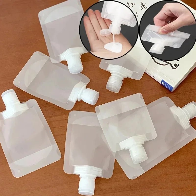 Pack of 3 Portable Travel Fluid Makeup Packing Bag. - aalammart