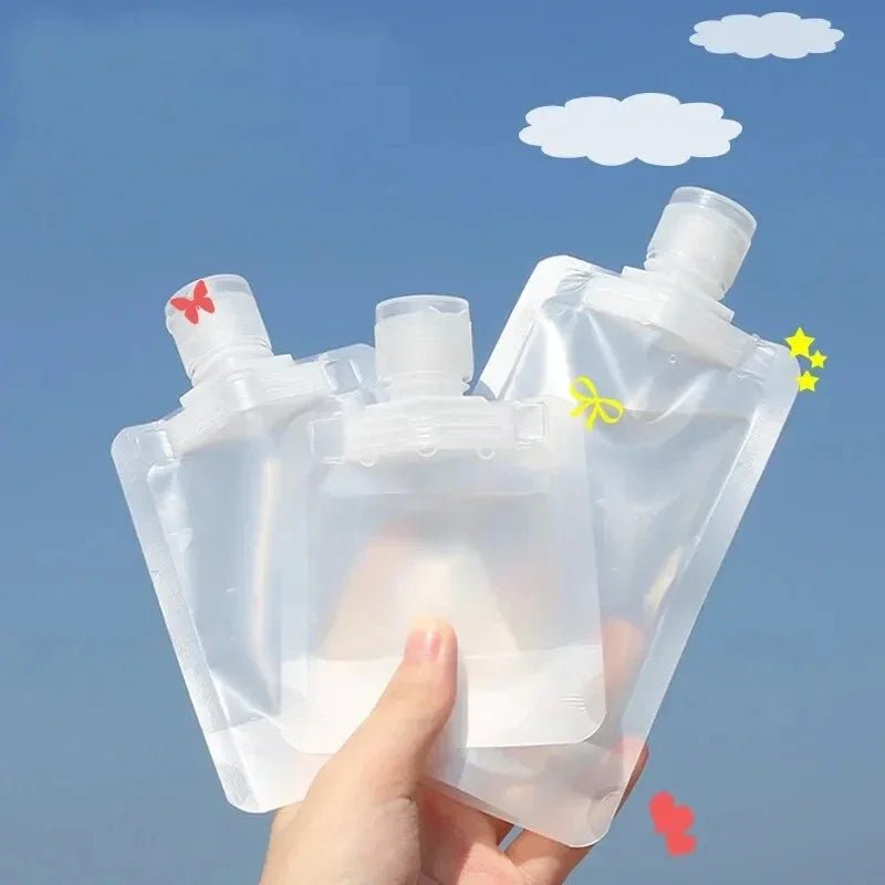 Pack of 3 Portable Travel Fluid Makeup Packing Bag. - aalammart
