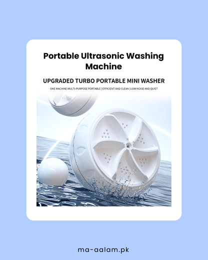 Portable Ultrasonic Washing Machine - aalammart