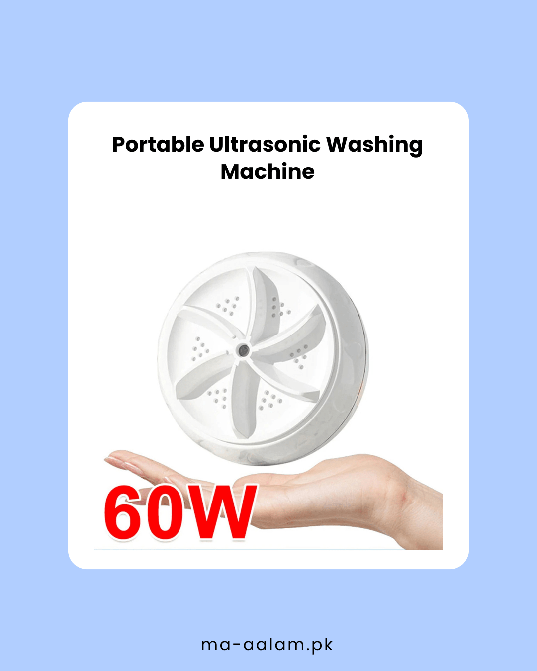 Portable Ultrasonic Washing Machine - aalammart