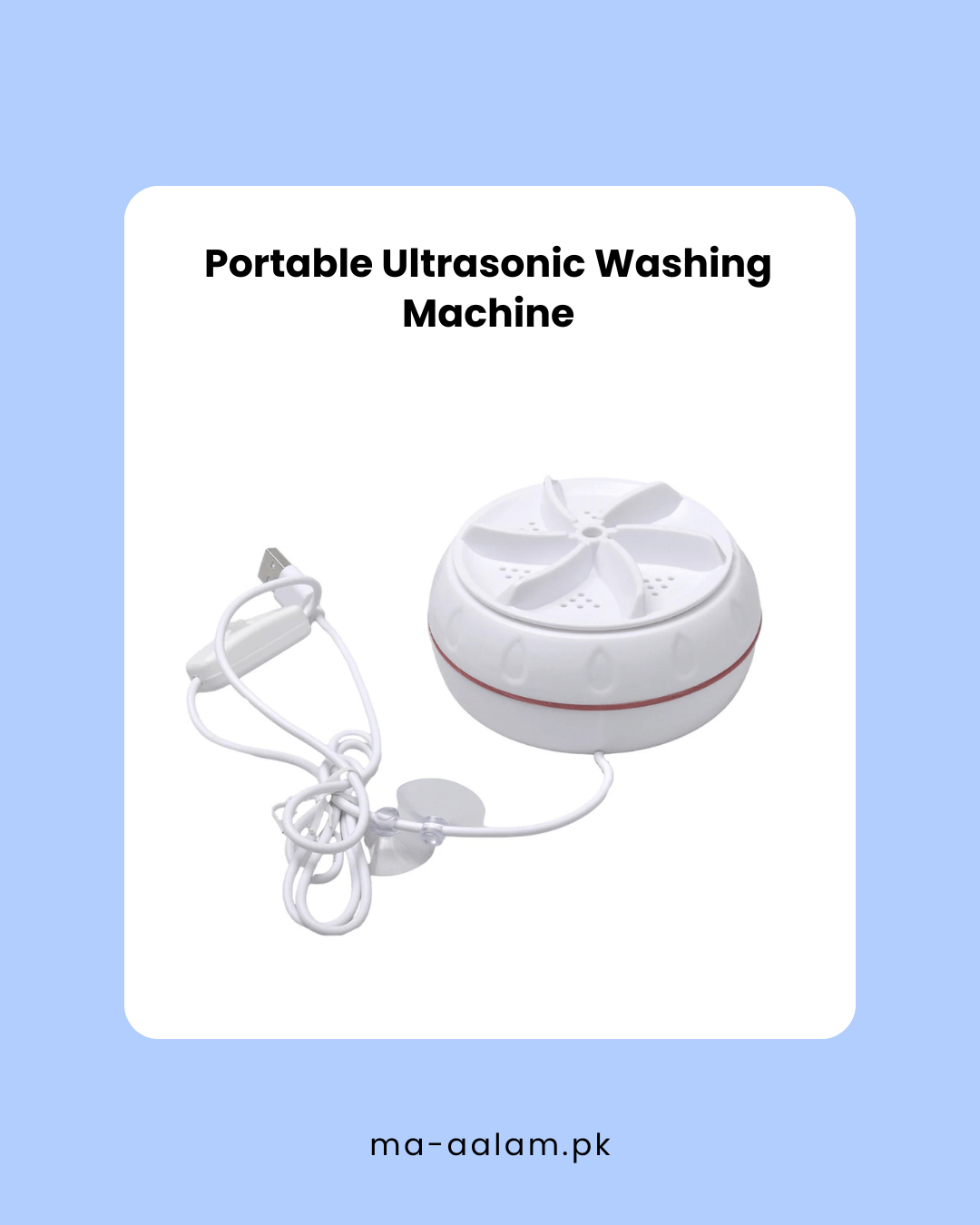 Portable Ultrasonic Washing Machine - aalammart