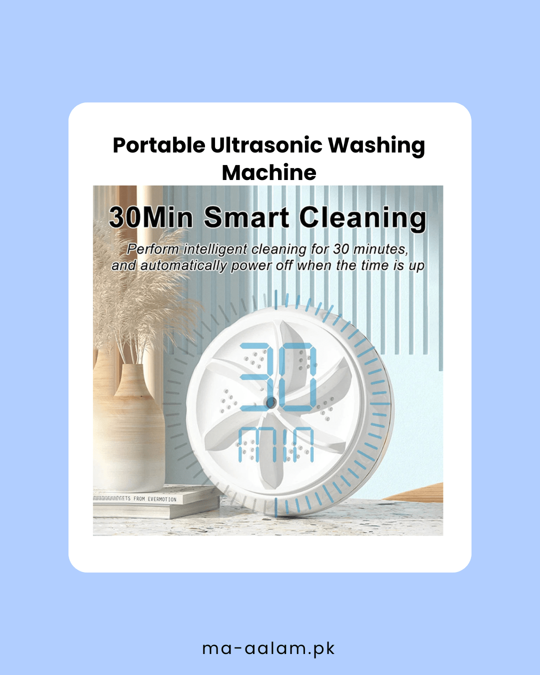 Portable Ultrasonic Washing Machine - aalammart