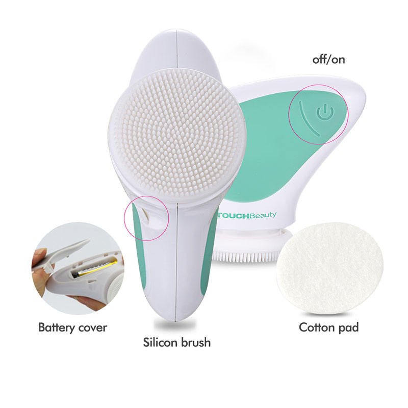 Super Mini Electric Sonic Facial Cleansing Brush - aalammart