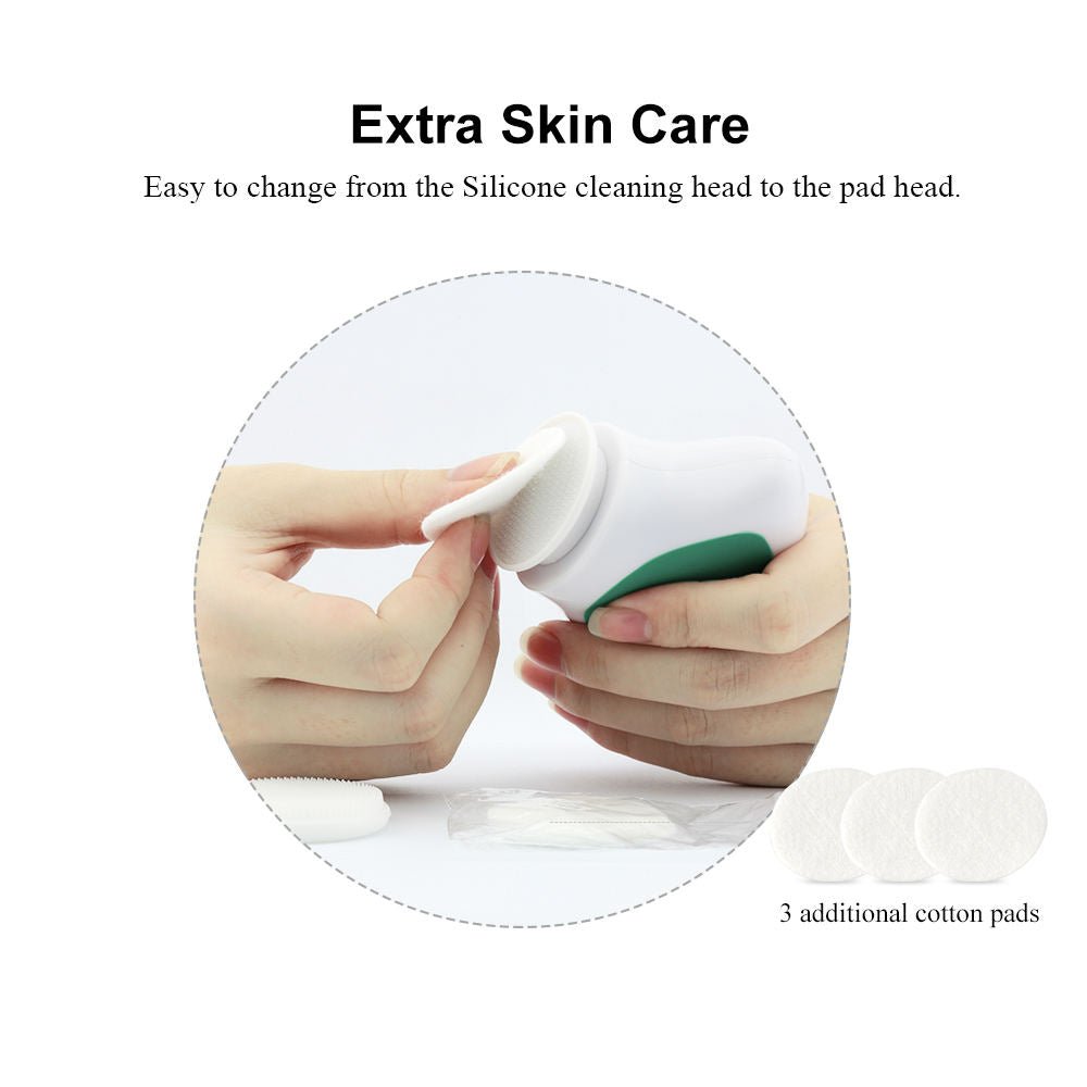 Super Mini Electric Sonic Facial Cleansing Brush - aalammart