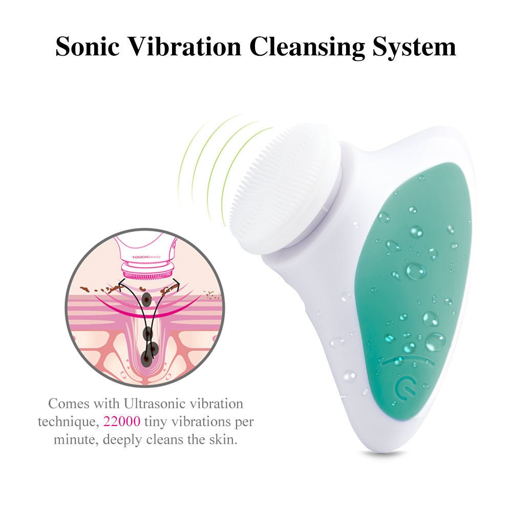 Super Mini Electric Sonic Facial Cleansing Brush - aalammart